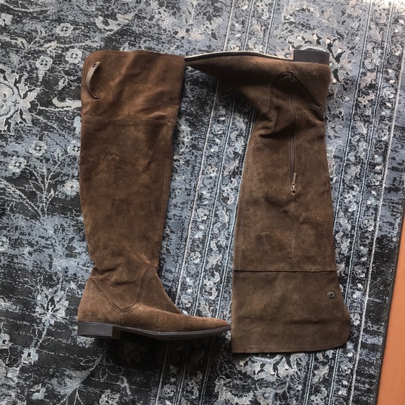 Thigh high/ OTK suede boots - Picture 1 of 4